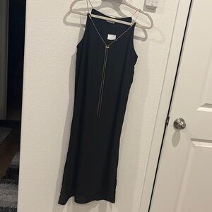 Elegant Black Sleeveless Dress